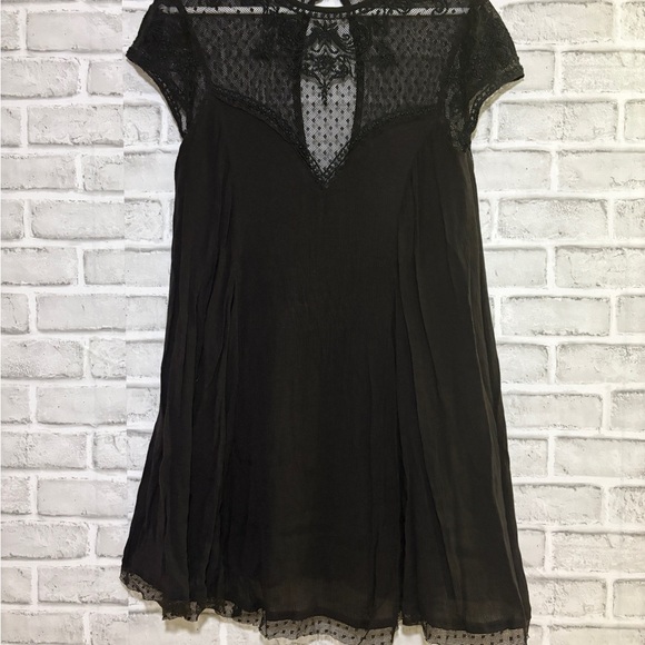 Kimchi Blue Black Mesh Dress, size medium - Picture 3 of 9